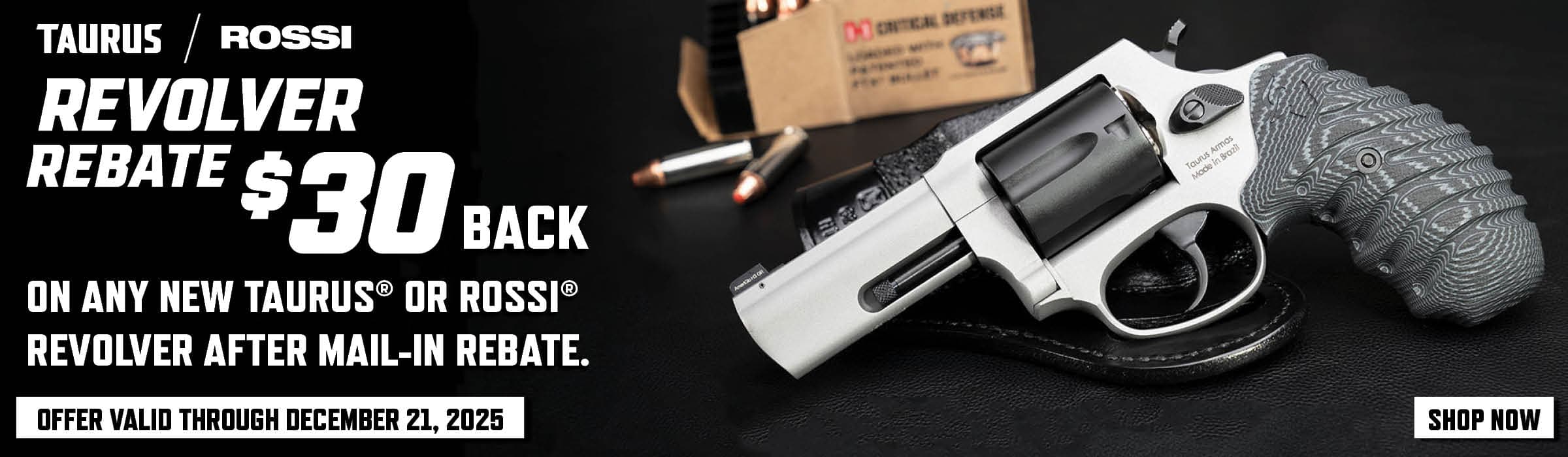 Taurus and Rossi Revolver Rebate